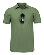 ZITY Mens Polo Shirt Short Sleeve Sports Golf Tennis T-Shirt