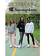 Champion Girls Classic Short Sleeve Tee Shirt Top with Front Tie Kids Clothing (Black, Small)