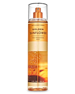 Bath and Body Works Golden Sunflower- DUO Gift Set - Body Cream and Fragrance Mist - Full Size