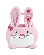 Let's Make Memories Personalized Furry Critter Kids' Easter Basket - Pink Bunny