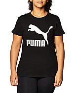 PUMA Women's Plus Size Classics Tee, Black, 2X