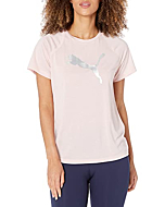 PUMA womens Evostripe Tee T Shirt, Lotus, X-Small US