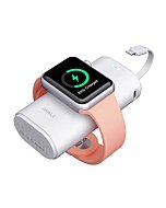 iWALK Portable Apple Watch Charger, 9000mAh Power Bank with Built in Cable, Apple Watch and Phone Charger, Compatible with Apple Watch Series 6/Se/5/4/3/2, iPhone 13/12/12 Pro Max/ 11/6s,iPod,White