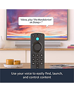 Fire TV Stick 4K streaming device with latest Alexa Voice Remote (includes TV controls), Dolby Vision