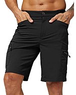 MIER Men's Quick Dry Hiking Shorts Lightweight Cargo Shorts with 6 Pockets, Stretchy, Water Resistant