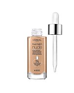 L'Oreal Paris True Match Nude Hyaluronic Tinted Serum Foundation with 1% Hyaluronic acid, Light-Medium 3-4, 1 fl. oz.