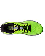 Brooks Ghost 14 Sneakers for Men Offers Soft Fabric Lining, Plush Tongue and Collar, and L Lace-Up Closure Shoes Green Gecko/Blue/Black 12.5 D - Medium