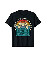 Vintage 13 Years Old Shirt- Gamer Level 13 Official Teenager T-Shirt