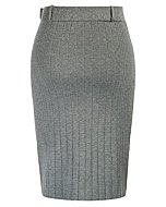 GRACE KARIN Womens Slim Fit Bodycon Knee Length Skirt Stretchy Office Pencil Skirts Grey L