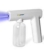 EcoVenger Cordless Pistol ULV Misting Gun, Ultra Low Volume Cold Nano Atomizer Nozzle, Steam Gun, USB Charge, Violet/Blue LED Torch, Compact Size & Low Noise, Detachable Container