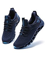 SKDOIUL Women Tennis Shoes Size 5.5 Navy Blue rode Running mesh Breathable Walking Sneakers Gym Sport Athletic Jogging Shoes