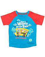 Cocomelon JJ iTalk Singing Chip Baby Boys Raglan Graphic T-Shirt Raglan Blue 24 Months