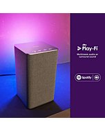 Philips W6205 Wireless Home Speaker, Bluetooth + DTS Play-Fi Compatible for Surround Sound/Stereo Pairing. Connects to Spotify, AirPlay2, Chromecast, and Echo Speakers. LED Mood Lighting, TAW6205