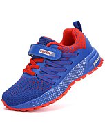 KUBUA Kids Sneakers for Boys Girls Running Tennis Shoes Lightweight Breathable Sport Athletic A Red