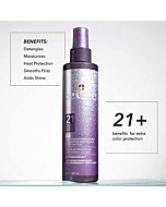 Pureology Color Fanatic Leave-in Conditioner Hair Treatment Detangler Spray | Protects Hair Color From Fading | Heat Protectant | Vegan