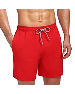 Biwisy Quick Dry Men's Swimming Trunks with Pocket Mesh and Interesting Men's Beach Shorts