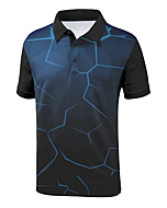 ZITY Golf Polo Shirts for Men Short Sleeve Athletic Tennis T-Shirt 038-Navy M