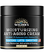 Men's Face Moisturizer Cream - Anti Aging & Wrinkle - Made in USA - Collagen, Hyaluronic Acid, Vitamins E & A, Avocado Oil - After Shave Lotion - Age Facial Skin Care - Day & Night Moisturizing, 2 oz