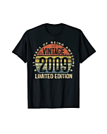 13 Year Old Gifts Vintage 2009 Limited Edition 13th Birthday T-Shirt