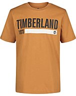 Timberland Boys' Big Short Sleeve Graphic T-Shirt, 04 Wheat 22, 8