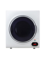 3.5 cu.ft. Compact Short Dryer with Digital Controls in White