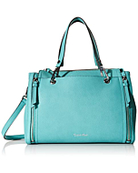 Calvin Klein Reyna Novelty Satchel, Turquoise