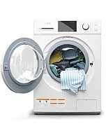 KoolMore 2-in-1 Front Load Washer and Dryer Combo, 2.7 Cu. Ft., for Apartment, Dorm, RV, 16 Wash and 4 Dry Cycles, Compact Space Saver [White] [120V] (FLC-3CWH)