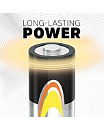 Energizer 9 Volt Batteries, Long-Lasting Alkaline Power Batteries (8 Pack)