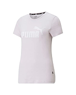 PUMA Women's Ess Logo Tee S Lavender Fog