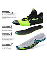 ASHION Kids Basketball Shoes Boys Girls High-Top Sneakers Non-Slip Sport Shoes(Little Kid/Big Kid)