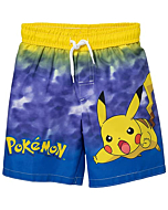 Pokemon Little Boys Swim Trunks Bathing Suit Pikachu 7