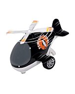 Patrol & Rescue Helicopter - Penguin from Deluxebase. Friction Helicopter Toy with Spinning Rotor for Kids and Toddlers