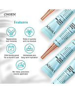 Onsen Secret Cuticle Conditioner Cream 15ml & Japanese Anti-Aging Firming Hand Lotion 135ml Bundle. Cuticle Oil Nail Care Serum Sooth, Repair & Strengthen Cuticles & Nails + Anti Aging Hand Cream