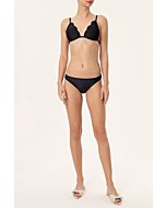 Adriana Degreas, Solid Bikini With Straps And Side Ties, S, Black