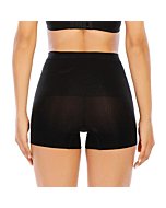 Womens Seamless Shaping Boyshorts Panties Tummy Control Underwear Slimming Shapewear Shorts (#Black-Light tummy control, XX-Large)