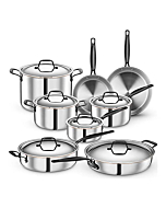 Steel Heavy Pots & Pans Set 