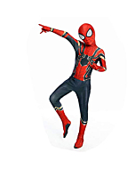 lkjhgf Kids Superhero Suits Halloween Cosplay Costumes 3D Style (Iron SPD, Large)