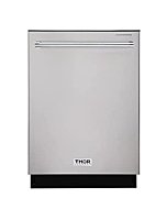 Thor 24" Built-In Dishwasher Stainless Steel,HDW2401SS, 14 Place Setting, 45-decibel Quiet Operation, 6-Wash Cycle