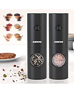 Electric salt and pepper grinder with white LED light