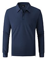 IGEEKWELL Mens Polo Shirts Long Sleeve Golf Casual Outdoor Performance Tactical Shirts