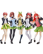 Anime Figure The Quintessential Quintuplets 5Pcs/Set, LCDGTJ 20cm PVC School Uniform Model Collectible Desktop Ornaments Game Character Display Statue Home Decorations Gifts, Multiple Colors Toys