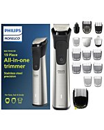 Philips Norelco Multigroom Series 7000, Mens Grooming Kit with Trimmer for Beard, Head, Hair, Body, Groin, and Face - NO Blade Oil Needed, MG7910/49