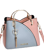 DANDON LLC Purses And Handbags For Women- Crossbody Purse, women's shoulder handbags,Tote Bag For Women,Adjustable Strap (Pink+Blue)