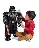 Fisher-Price Imaginext Star Wars Darth Vader Bot 2+ Ft Tall Toy, Lights Sounds & Stormtrooper Metal Character Key for Kids Ages 3+ Years