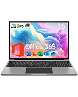 jumper Laptop, 16 Inch FHD IPS 1200p Screen, 5305U Processor, 4GB RAM 128GB SSD Expandable 1TB, Office 365 1-Year Subscription, Windows 11 Computer with 2 Stereo Speakers, WiFi-5, HDMI.