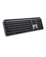 Logitech MX Keys Advanced Wireless Illuminated Keyboard for Mac, Backlit LED Keys, Bluetooth,USB-C, MacBook Pro/Air,iMac, iPad Compatible, Metal Build - With Free Adobe Creative Cloud Subscription