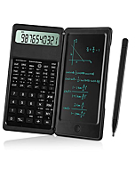 IPepul Scientific Calculators for Students, 10-Digit Large Screen, Math Calculator with Notepad, Classroom Must Haves for Middle High School Supplies & College (Black)