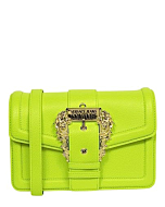 Versace Jeans COUTURE Green casual bag for women with maxi logoed buckle