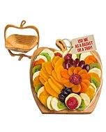 Dried Fruit Gift Basket– Healthy Gourmet Snack Box - Holiday Food Tray - Variety Snacks - Birthday, Sympathy, Mom, Dad, Corporate Tray - Bonnie & Pop