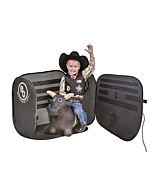 Big Country Toys Lil Bucker® & PBR Chute Combo - Kids Hopper Toy - Bull Riding Toy with Bull Rope - Rodeo Toys - PBR Bouncy Bull - PBR Bucking Chute